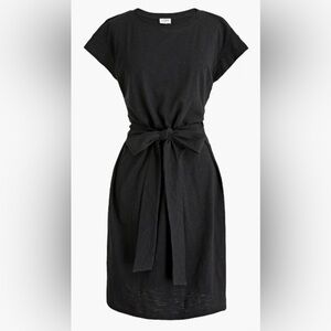 J. Crew Black Dress with Tie Waist